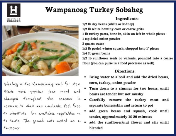 Wampanoag Turkey Sobaheg Recipe