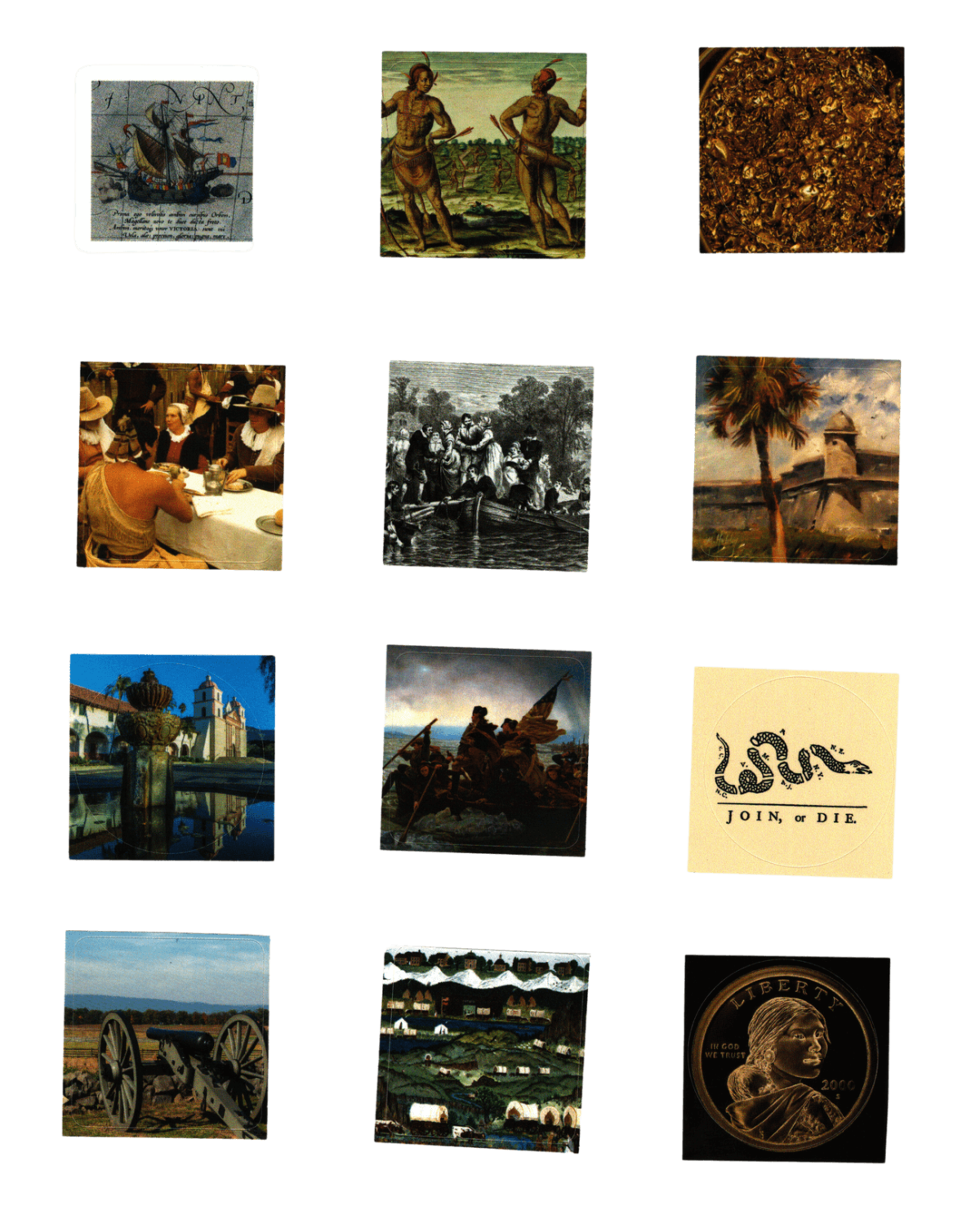 American History Sticker Pack - History Unboxed