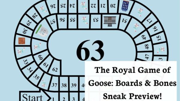 Royal Game of Goose Gameboard and Directions